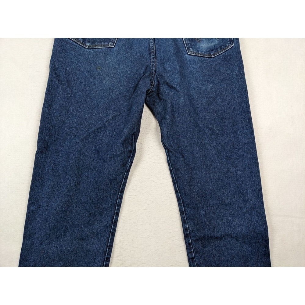 Wrangler Mens Jeans Size 38 x 32 Cotton Blue - Picture 12 of 14